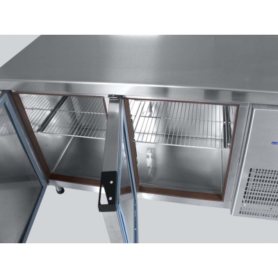 Стол холодильный среднетемпературный СХС-60-01-СО (2 двери, охлаждаемая столешница)